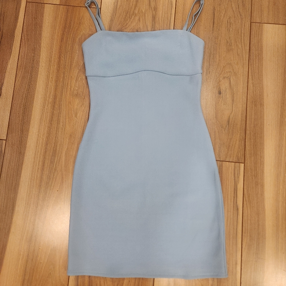 Hello Molly Light Blue Mini Dress